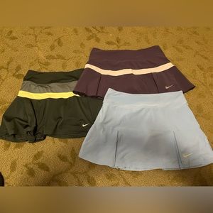 3 Nike Tennis Skirts